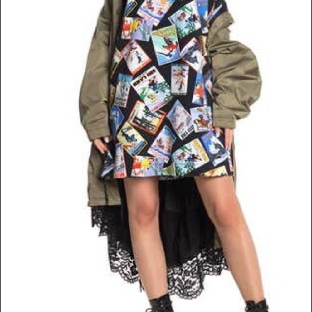 Moschino Army Green oversized jacket